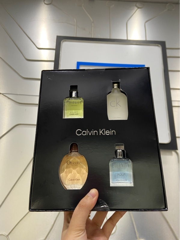 Nước hoa Calvin Klein Men's 4-Pc - Classics Gift Set - 15ml/chai - Kèm Box