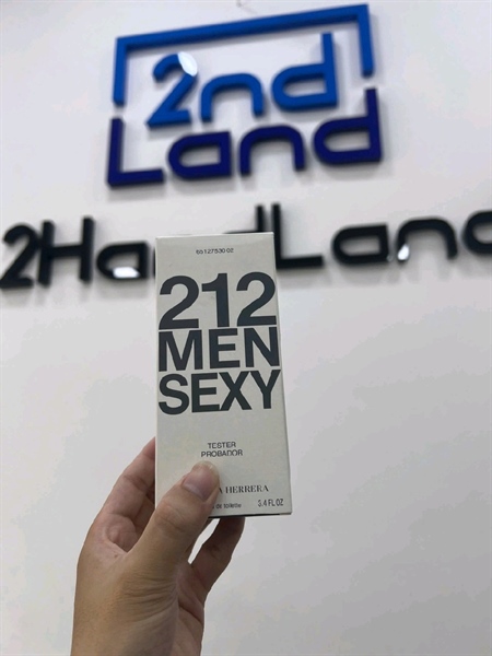 Nước Hoa Nam Carolina Herrera 212 Sexy Men - EDT - 100ml - Bản tester - Box 2