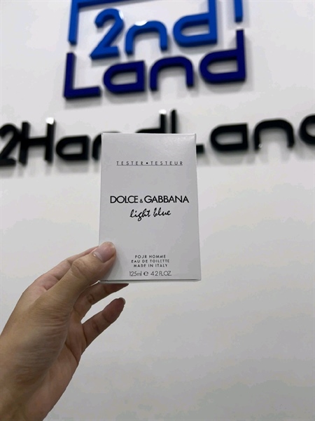 Nước Hoa Nam Dolce & Gabbana D&G Light Blue Pour Homme - Tester - EDT - 125ml - Box 2