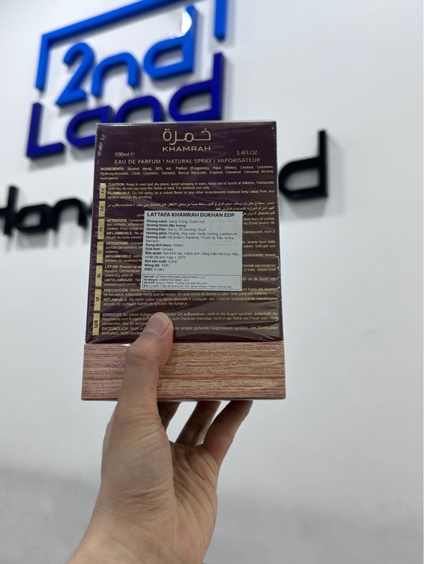 Nước Hoa Nam Lattafa Khamrah Dukhan - EDP - 100ml - Newseal