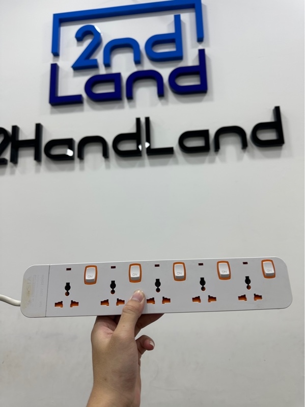 Ổ cắm đa năng liền dây 3m 5 ổ Asia (ODN5-3m) - Màu trắng - Ngoại hình 97% - Body