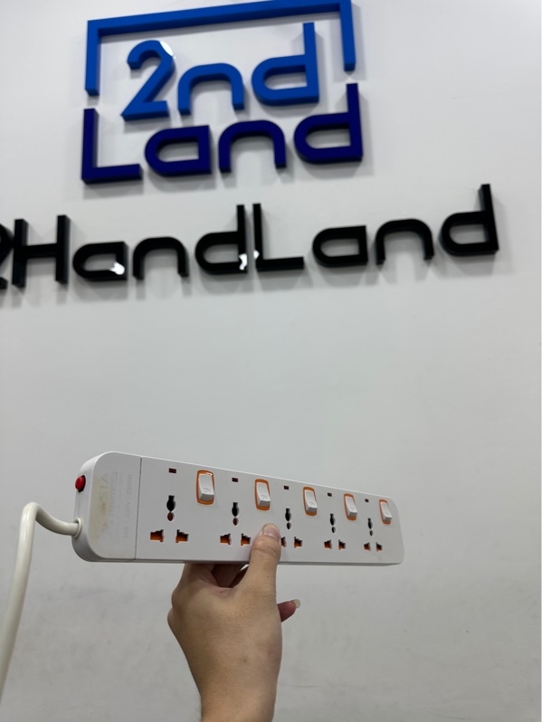 Ổ cắm đa năng liền dây 3m 5 ổ Asia (ODN5-3m) - Màu trắng - Ngoại hình 97% - Body