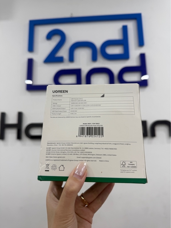 Ổ cắm thông minh UGREEN Nexode S620 - Màu xám - NewSeal