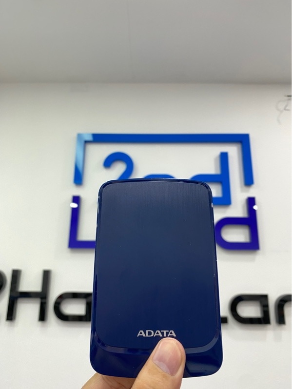 Ổ cứng di động ADATA HV320 1TB - Sức khỏe tốt - Màu xanh - Ngoại hình: 98% - FullBox