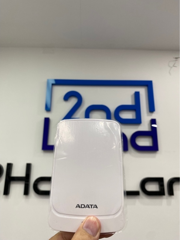 Ổ cứng di động ADATA HV320 Slim 2.5" External HDD 1 TB - Sức khỏe tốt - Màu trắng - Ngoại hình: 98% - FullBox