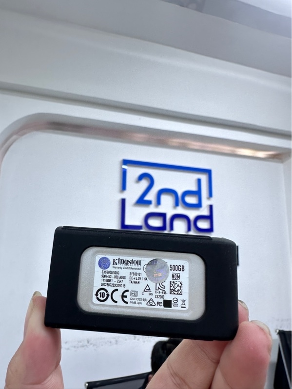 Ổ cứng di động SSD Kingston XS2000 - 500GB - Màu bạc - Ngoại hình 98% - Body