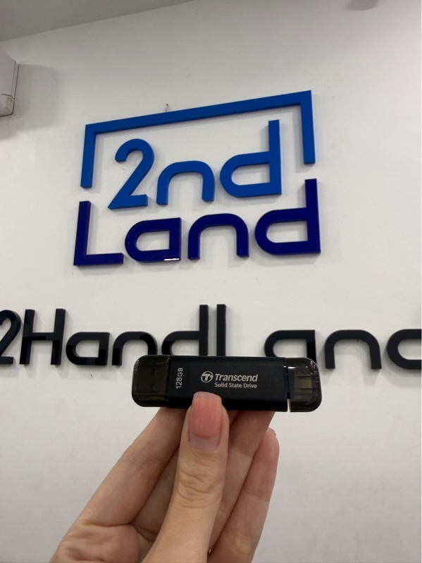 Ổ cứng di động SSD Transcend ESD310 - 128GB - Màu xám - Ngoại hình 98% - sức khoẻ 99% - Body