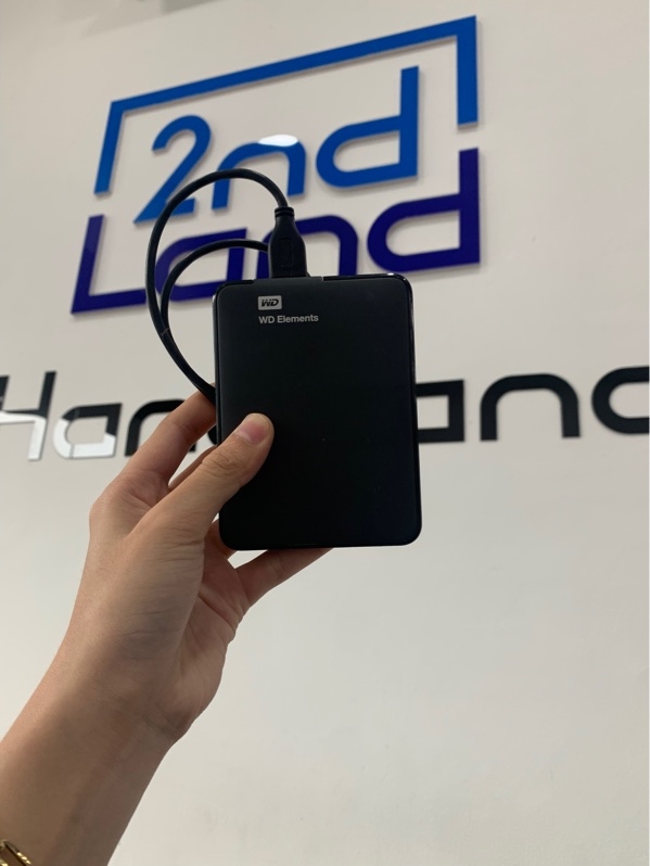Ổ cứng di động Western Digital Elementa - 500GB - Ổ caution vàng - Màu đen - Ngoại hình: 98% - Body