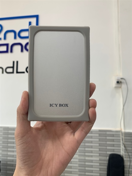 Ổ cứng HDD di động Icy Box In-253U3 - 500GB - Màu trắng - Ngoại hình: 97% - Body
