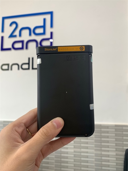 Ổ cứng HDD di động Transcend Storejet 25m2 - 640gb - Màu đen - Ngoại hình: 97% - Body 2