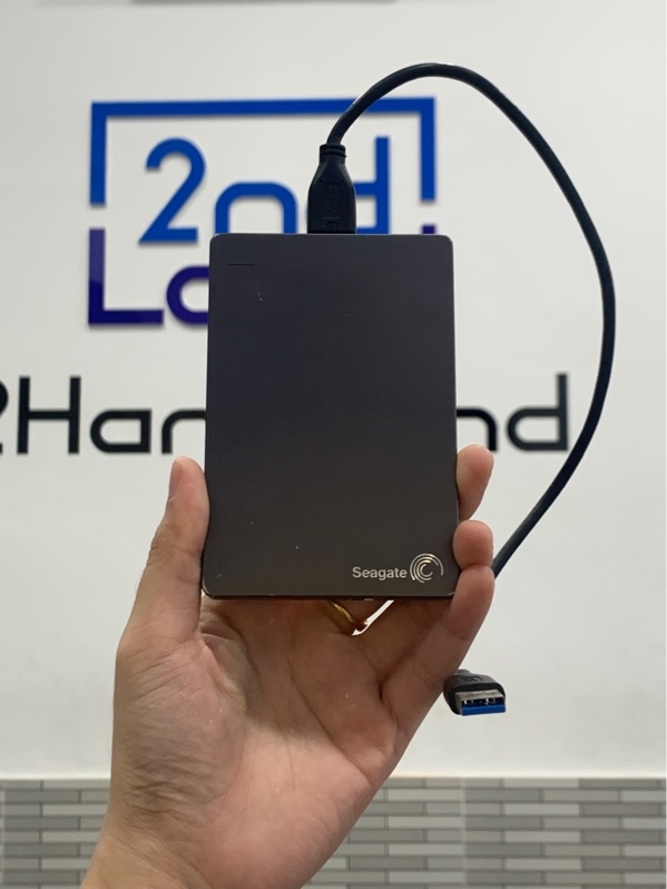 Ổ cứng HDD Seagate slim portable drive SRD00F1 - 500GB - Sức khoẻ tốt - Màu đen - Ngoại hình: 97% - Body