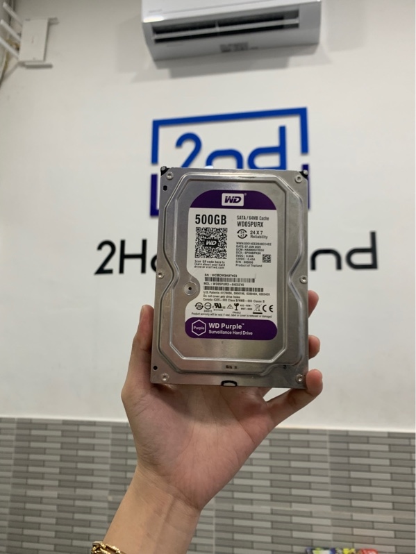 Ổ cứng HDD WD Purple WD05PURX - 500gb - Ngoại hình: 97% - Body