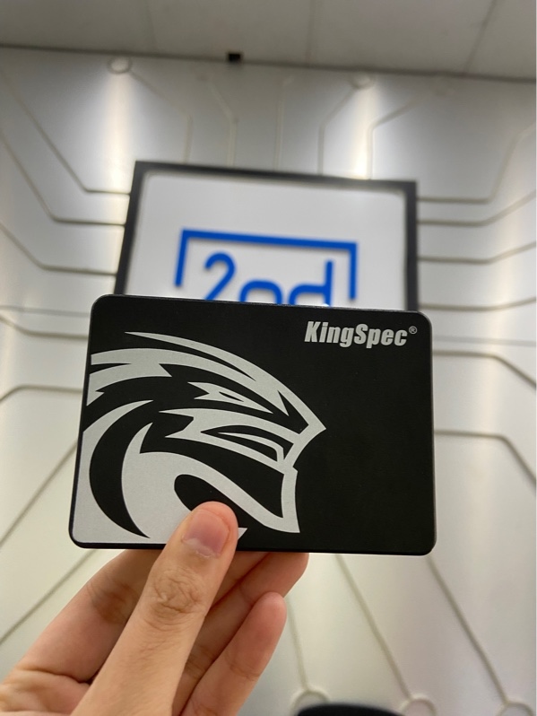 Ổ cứng Kingspec 2.5'' SATAIII 256GB - Màu đen - Ngoại hình: 98% - Body