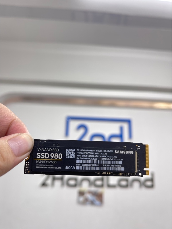 Ổ cứng Samsung 980 - 500GB NVMe M.2 SSD - Màu đen - Ngoại hình 98% - Sức khoẻ 100 - Body