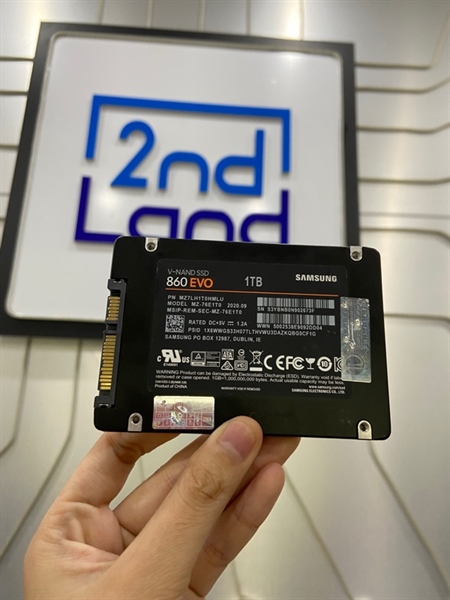Ổ cứng Samsung SSD Sata 860 Evo - 1TB - Màu đen - Ngoại hình: 98% - Body