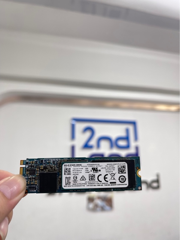 Ổ cứng SSD M.2 NVMe Toshiba Kioxia - 512GB - Màu xanh - Ngoại hình 98% - Sức khoẻ 89 - Body