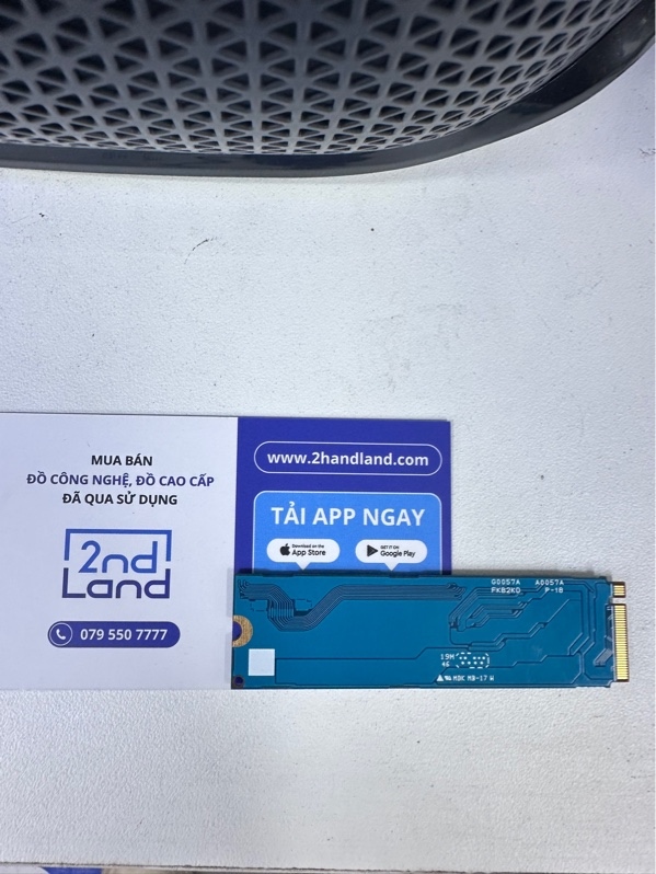 Ổ cứng SSD NVME Kioxia XG6 512GB M.2 - Sức khoẻ 82% - Chạy 6670 giờ - Màu xanh - Ngoại hình 98% - Body