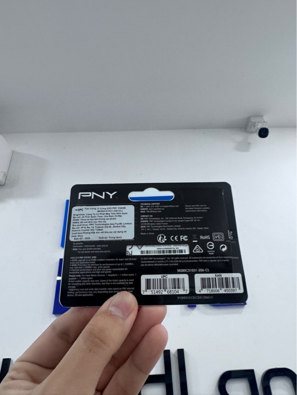 Ổ cứng SSD PNY M280CS1031-256-CL - 256GB- Sức khoẻ 96% - Kèm box - Còn bảo hành MZone