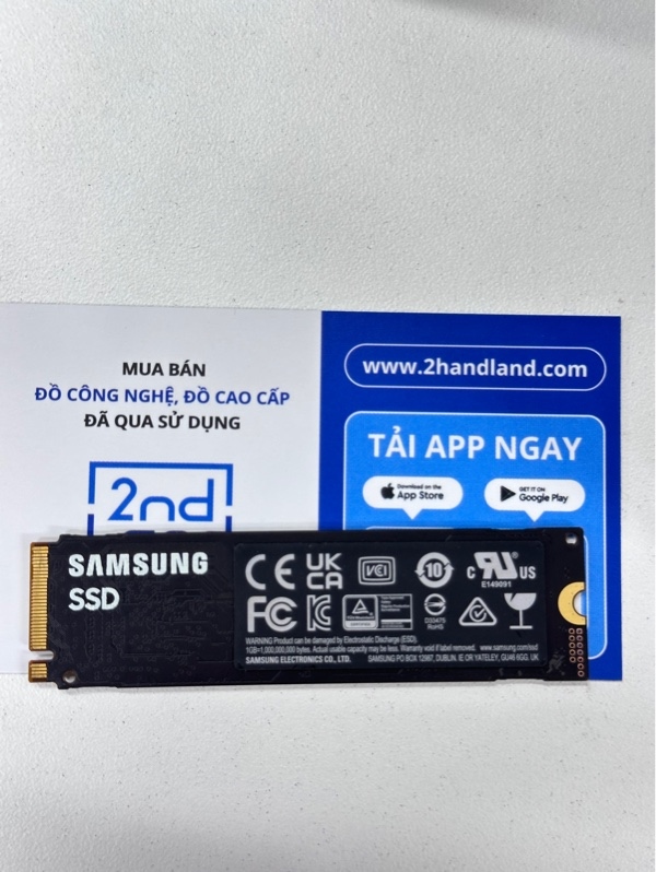 Ổ cứng SSD Samsung 980 500GB M.2-NVMe PCIe Gen 3.0 - Màu đen - Ngoại hình 98% - Sức khoẻ 100% - Body