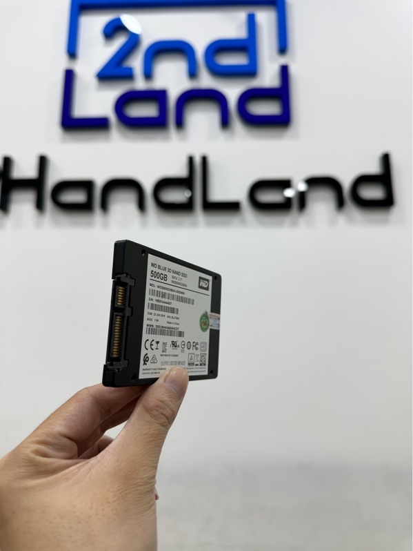 Ổ cứng SSD Western Blue 500GB SATA 2.5" WDS500G2B0A - Màu đen - Ngoại hình 97% - Sức khỏe 95% - Body