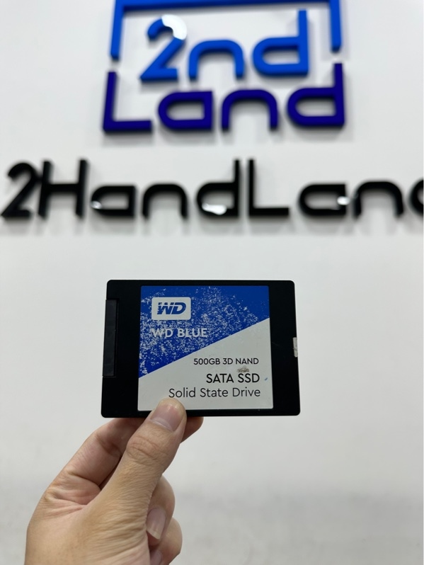 Ổ cứng SSD Western Blue 500GB SATA 2.5" WDS500G2B0A - Màu đen - Ngoại hình 97% - Sức khỏe 97% - Body