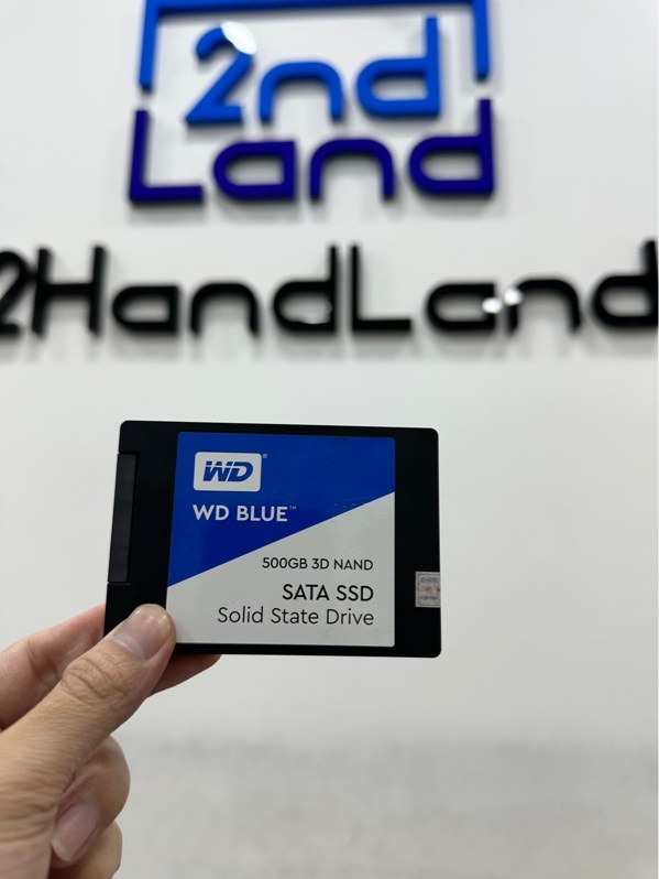 Ổ cứng SSD Western Blue 500GB SATA 2.5" WDS500G2B0A - Màu đen - Ngoại hình 97% - Sức khỏe 98% - Body