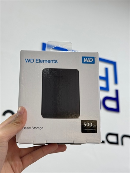 Ổ cứng WDC WD5000L PLX - Chuẩn Sata - 500GB (tốt) - Màu đen - Ngoại hình 98% - Box