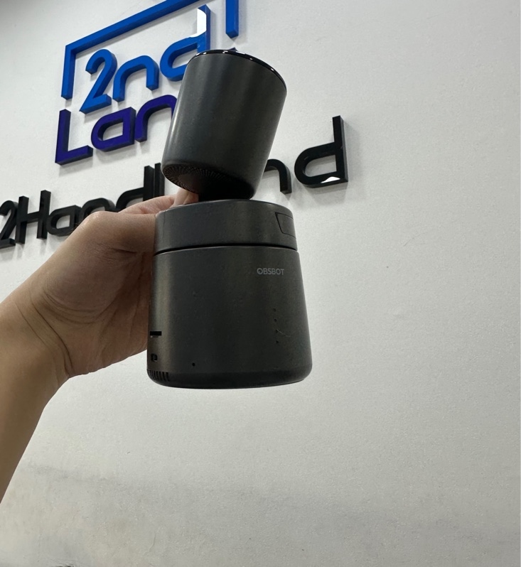 Obsbot Tail Air - Camera Livestream PTZ hỗ trợ AI - Firmware 5.0.13.1 - Màu đen - Ngoại hình 98% - Kèm túi đựng +Box, dây C to C truyền dữ liệu, cục dongle C to C, hud chuyển Micro to HDMI ugreen(không có thẻ nhớ, không có đầu chuyển C)