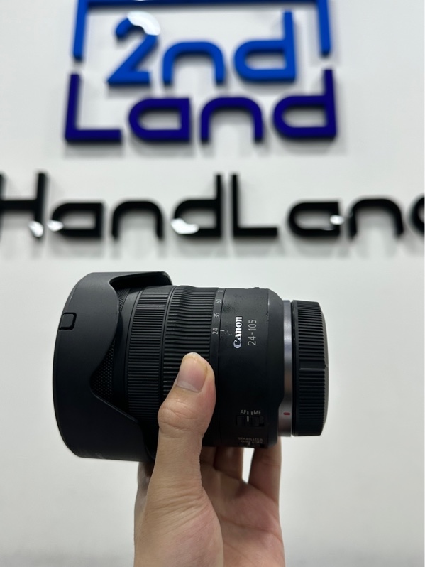 Ống Kính Canon RF 24-105mm f/4L IS USM - Màu đen - Ngoại hình 97% - Kèm nắp chụp
