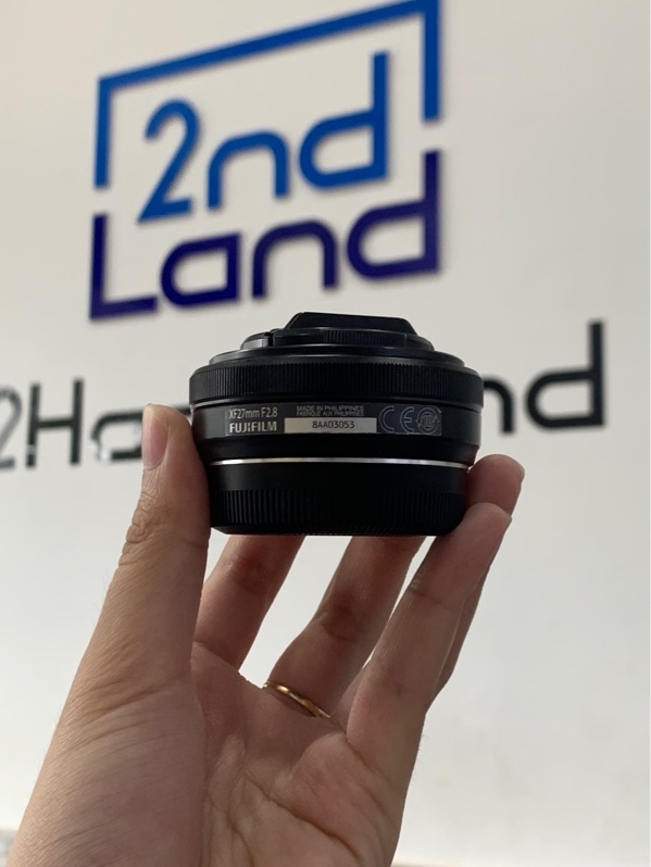 Ống kính Fujifilm XF 26mm F2.8 Mark I - Màu đen - Ngoại hình: 98% - Bụi trong nhẹ - Kèm box