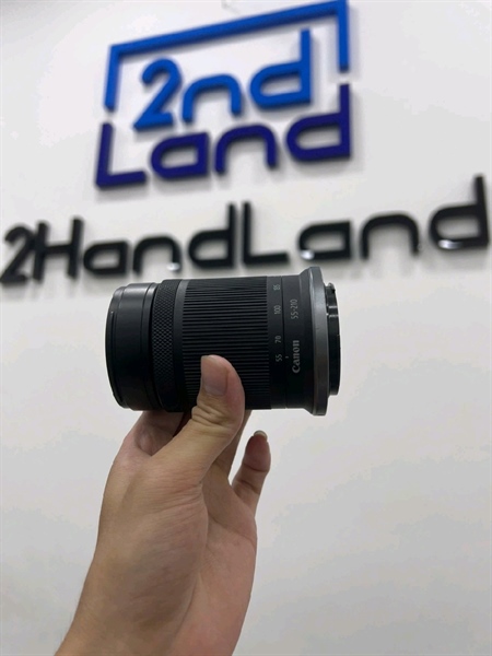Ống Kính Lens Canon RF-S 55-210mm f/5-7.1 IS STM For Canon RF - Màu đen - Ngoại hình 98% - Body 1