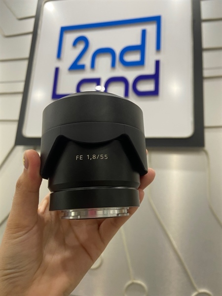 Ống kính Lens Sony Sonnar T * FE 55mm f / 1.8 ZA - Màu đen - Ngoại hình: 98% - Kèm túi 2