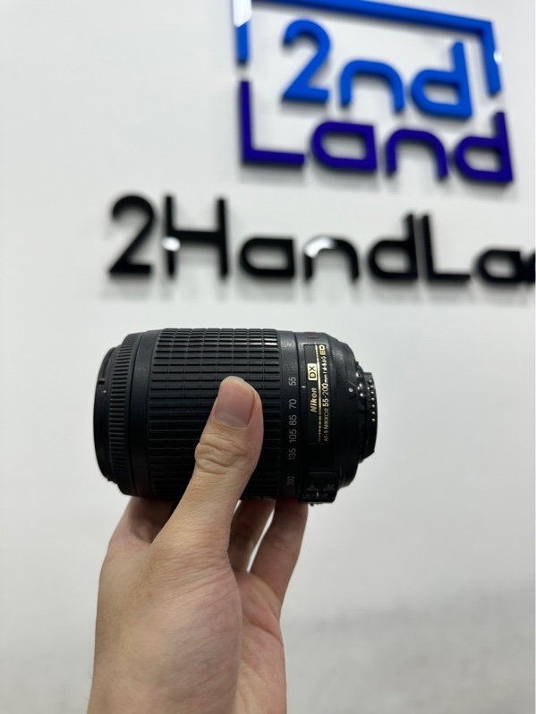 Ống kính Nikon AF-S DX 55-200mm f4-5.6G ED VR - Màu đen - Ngoại hình 97% - Body