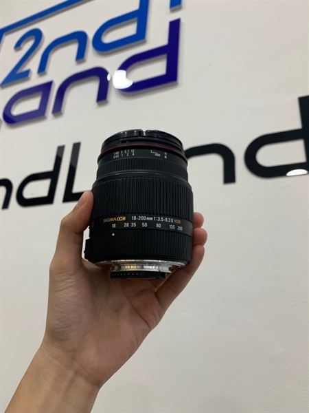 Ống kính Sigma 18-200mm F/3.5-6.3 II DC OS HSM - Ngoại hình: 97% - Xước - Body