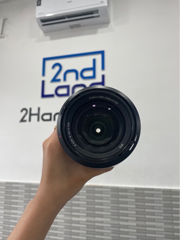 Ống kính Sony E PZ 18-105mm F4 G OSS - Màu đen - Ngoại hình: 96% - Body