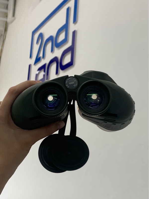 Ống nhòm Bostrons 10x5 396ft - Màu xanh - Ngoại hình: 98% - Mốc rễ - Kèm túi