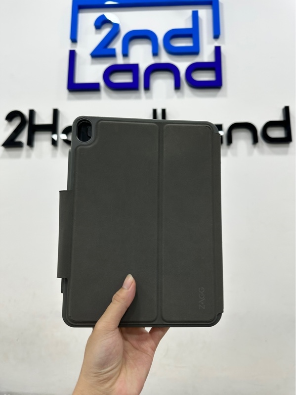 Ốp lưng kèm bàn phím Zagg ZKB108FBB34 Pro Keys Wireless Keyboard and Detachable Case for iPad Air (10.9-inch Gen. 4 & 5) - Màu xám - Ngoại hình 97% - Trầy cấn - Body