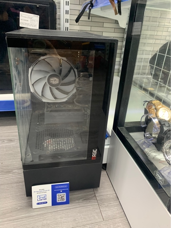 PC case magic - Mainboard Asustek prime H510m-K - i5-11400F - Ram 16GB/ 512GB SSD/ 2TB HDD ( cảnh báo) - RTX 3050 6GB - Nguồn 600w - Màu đen - Ngoại hình: 97% - Kèm nguồn