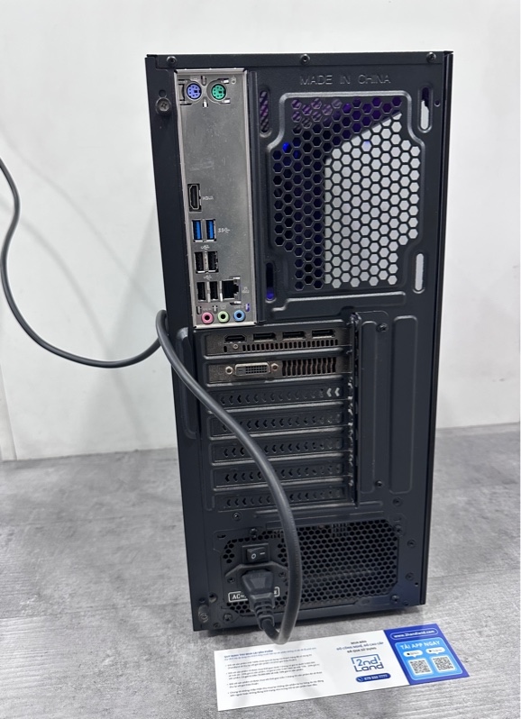 PC Main Asus EX-H510M-V3 - Chip I3-10100F - Card Radeon RX 570 - Ram 8GB DDR4 2400Hz 120GB SSD SSTC-MM120-25 ( 100% ) - Nguồn VSP 550W - Màu đen - Ngoại hình 97% - Không wifi, bluetooth - Kèm dây nguồn