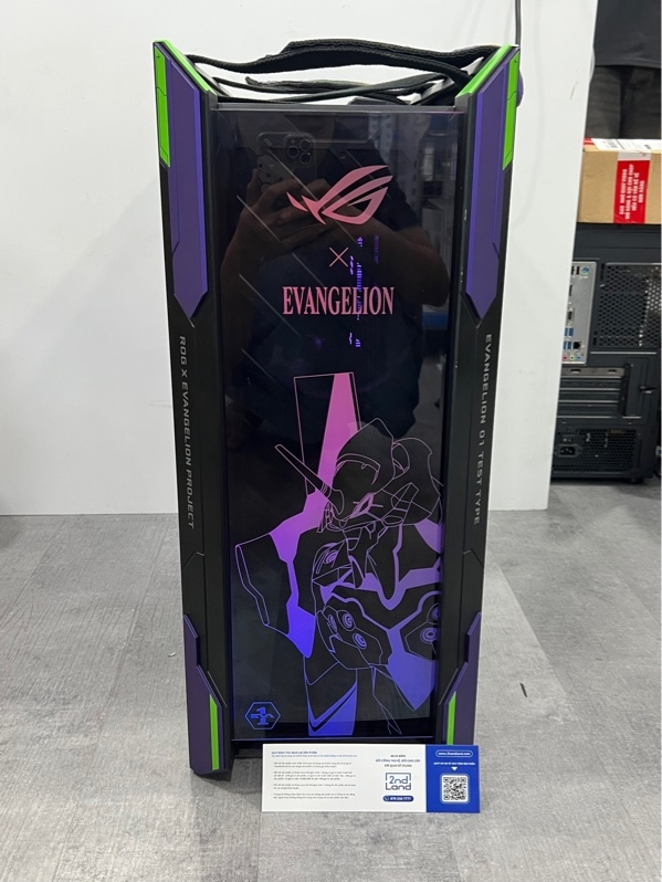 PC Main Asus Rog Maximus Z690 Hero-i9 13900K-Card Asus Rog-Strix RTX 3080 12GB OC EVA Edition-Ram 32gb (2 thanh 16gb DDR5 5600Mhz-ổ cứng Crucial T705 1TB PCIe Gen5 NVMe M.2 SSD(97%)-PSU ROG EVA edition 1000W platinum-Case Asus ROG Strix Helios Eva Edition