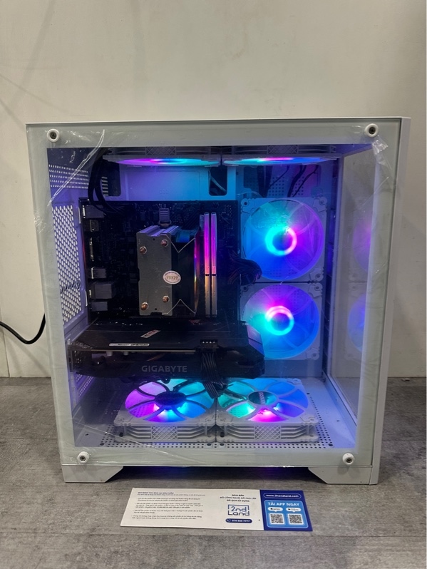 PC Main Colorful H510M-K M.2 - Intel i3 10100F - VGA Gigabyte GTX 1660 Super 6GB Ram 16GB ( 8x2 Pioneer 2666MHz DDR4 UDIMM ) SSD Pioneer APS-SE20 256GB (96% ) - Nguồn máy tính Segotep 650W Case VPS Aqual X2-M White - Tản nhiệt khí Aigo ICE200 Pro RGB