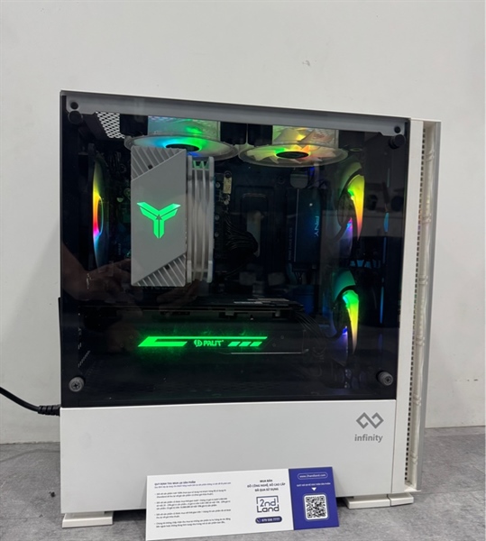 PC Main H81M - i5 4460 - Card GTX1060 6GB - Ram 16GB (2 thanh Fury HyperX 8GB DDR3)/ 250GB HDD tốt,120GB SSD(94%) - Case Infinity eclipse M M-ATX 5 fan led (1 cái chập chờn) - Tản nhiệt khí CPU Jonsbo CR-1000RGB - Nguồn 450W - Hư 1 cổng USB - Kèm nguồn