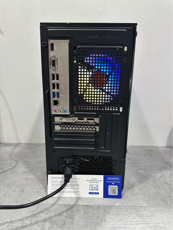 PC Main HUANANZHI H610M-K - i3 12100F GPU AMD Radeon RX 580 - Ram 16 GB Kllisre DDR4 / 256Gb( 99% ) - Nguồn Aigo CK550 Pro - Case Magic Mix M-ATX - Tản nhiệt khí Jungle Leopard K400 RGB 1 Fan Led - Ngoại hình 97% - Kèm nguồn