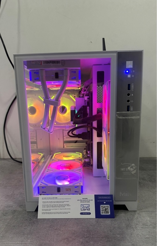 PC Main MSI B760M Gaming Plus Wifi DDR4 - i5 14500 - 512gb SSD - 2 thanh RAM XPG RGB 16GB 3200MHz DDR4 (32gb) - Nguồn Asus Tuf-750B-Gaming 750W - Tản nhiệt nước AIO Thermalright Frozen WarFrame - Case MIKLV12 M White Kèm 6 fan led - NH98% - Kèm nguồn