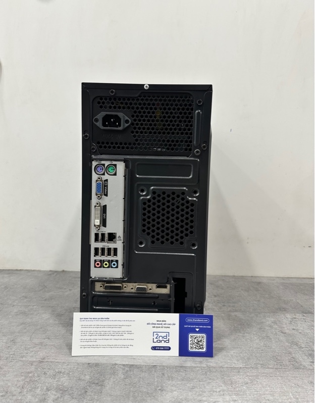 PC Main Samsung DT1234567890 - i3 3240-MSI GTX 750ti - Ram 4Gb DDR3-SSD 120Gb Su650(tốt) - Nguồn eMaster EV7728B 200W - Case VSP V2876 - Màu đen - Ngoại hình 97% - 1 cổng USBA chết - Kèm dây VGA + Nguồn ( không có bộ thu Wifi, Bluetooth)