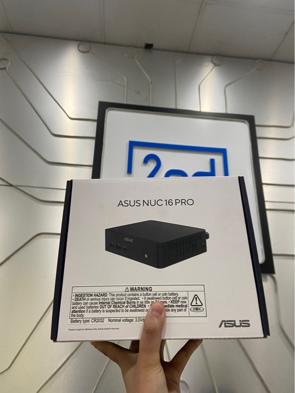 Pc mini Asus NUC 16GDKU76 - Intel Core Ultra 7 356H - Màu đen - Ngoại hình: 98% - Kèm Box + nguồn