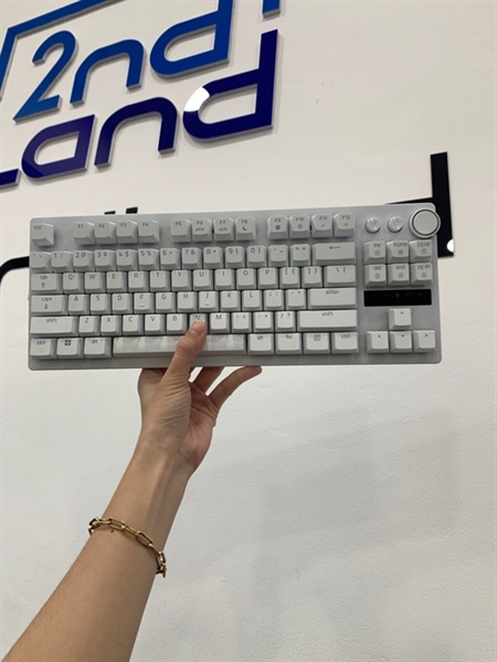 Phím dây Razer Huntsman V3 Pro TKL - Màu trắng - Ngoại hình: 98% - Fullbox