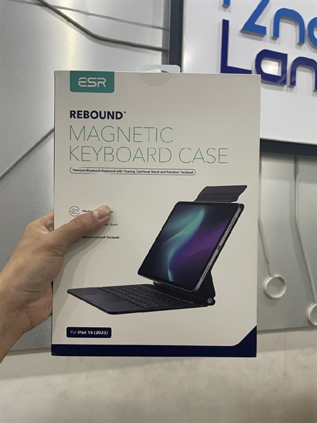 Phím ESR Rebound Magnetic Keyboard Case - with iPad 10 (2020) - Màu Đen - Ngoại hình 98% - Fullbox