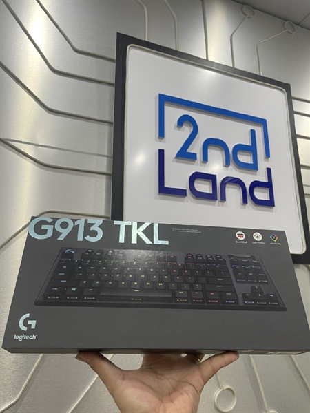 Phím Logitech G913 TKL Lightspeed Wireless - Màu Đen - gl linear - 3 mode - Ngoại hình 95% - Fullbox kèm Receiver + dây kết nối