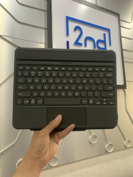 Phím ZAGG (For iPad 12.9 inch) - Model B222HS - Màu Xám - Ngoại hình 99% - Có TouchPad - Sạc không vô pin - Body - Lỗi không bảo hành